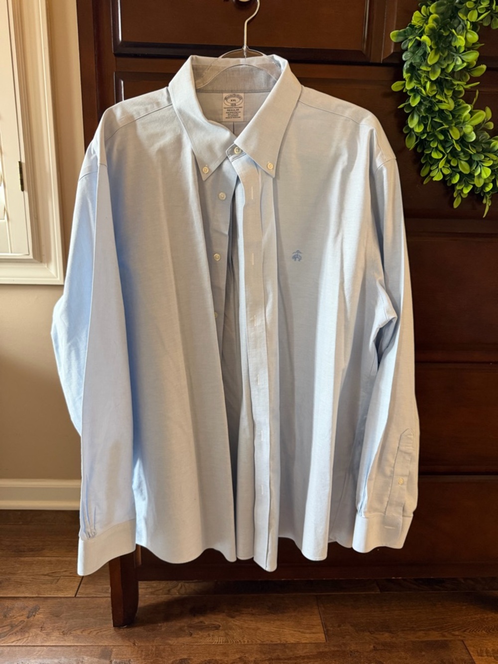 Brooks Brothers Light Blue Button-Down Dress Shirt